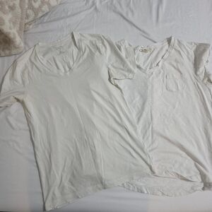 TWO White T-Shirts